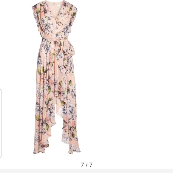 Floral Ruffle High/Low Maxi Dress - Picture 3 of 4